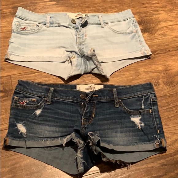 Hollister Pants - 2 pairs Hollister jean shorts